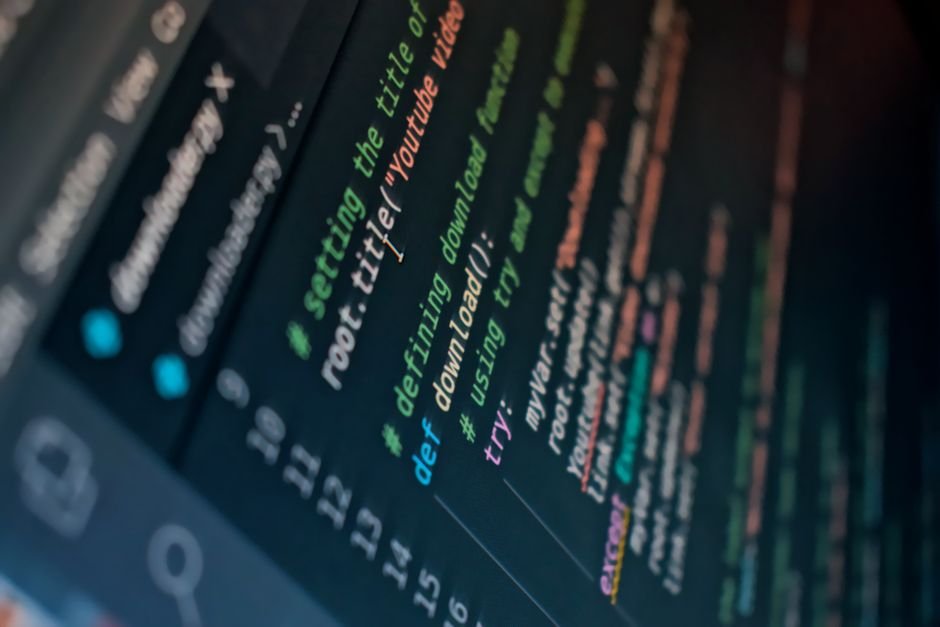 A computer science student writing code at a top university in USA for computer science